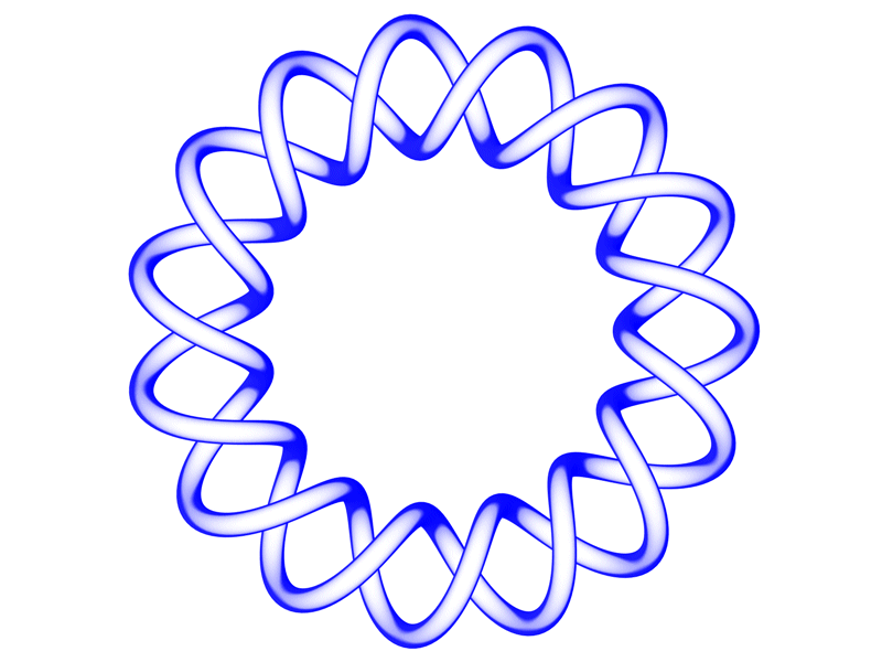 Torus Knoten (15,2)