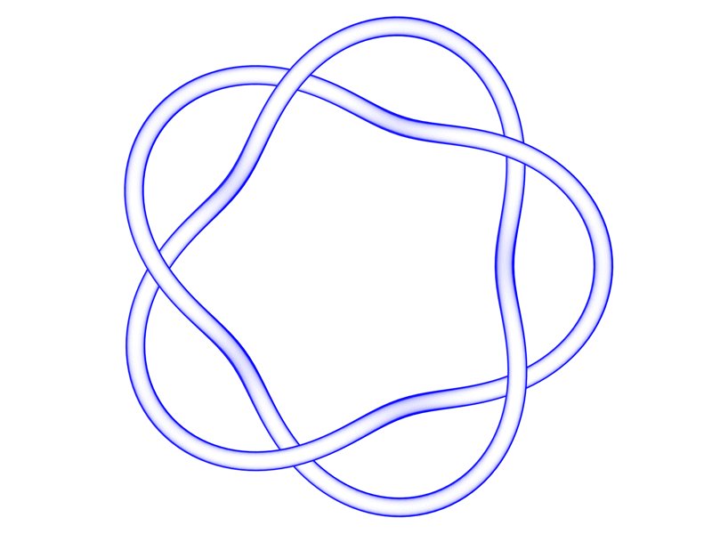 Torus Knoten (5,2)