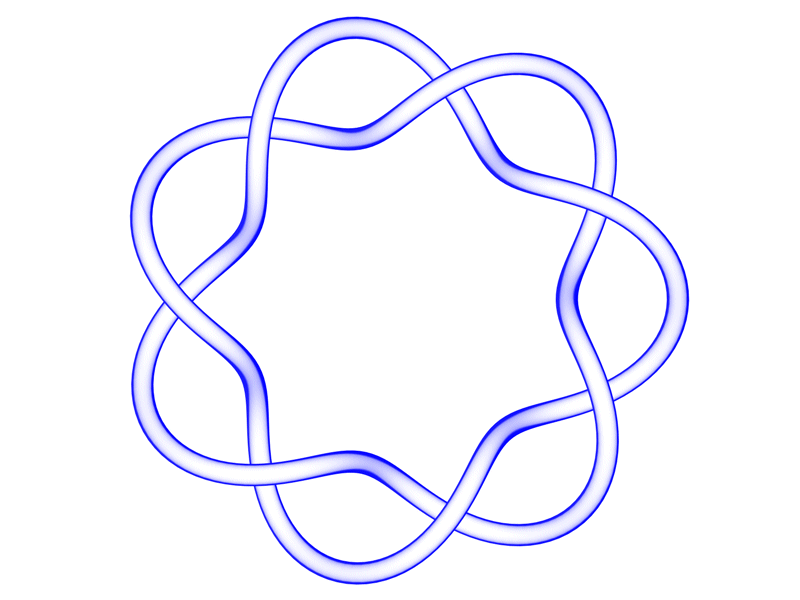 Torus Knoten (7,2)