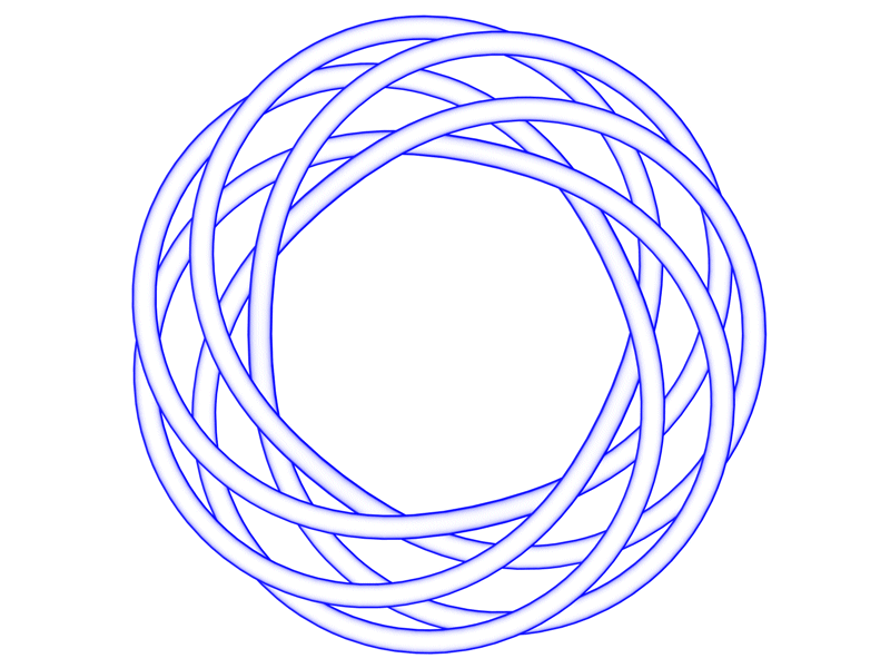 Torus Knoten (7,5)